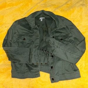 Sofia Jeans By Sofia Vergara Green Jean Jacket